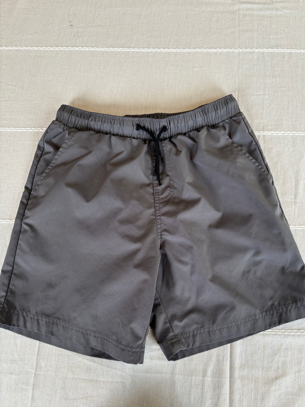 Southpole Gray Men’s Elastic Waist Swim Athletic Active Shorts Medium
